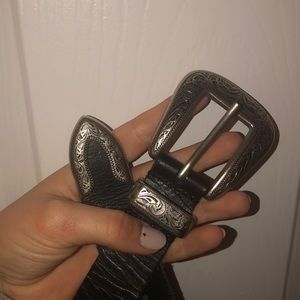 Urban Outfitters Western Buckle Belt